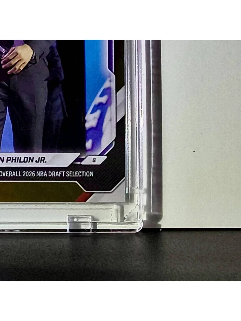 Labaron Philon Jr. Rookie 2026-27 Topps NBA Draft Night Gold Foil 30/50 76ers